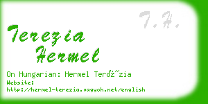 terezia hermel business card